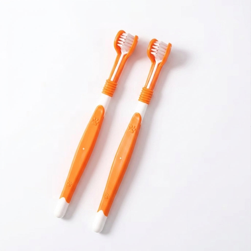 3-Sided Dog Toothbrush Tartar Remover Teeth Cleaning Hygienic Pet Care