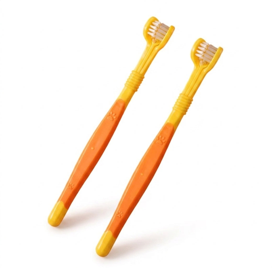 3-Sided Dog Toothbrush Tartar Remover Teeth Cleaning Hygienic Pet Care