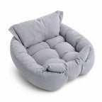 3-in-1 Convertible Plush Pet Bed – Foldable Sofa for Dogs & Cats