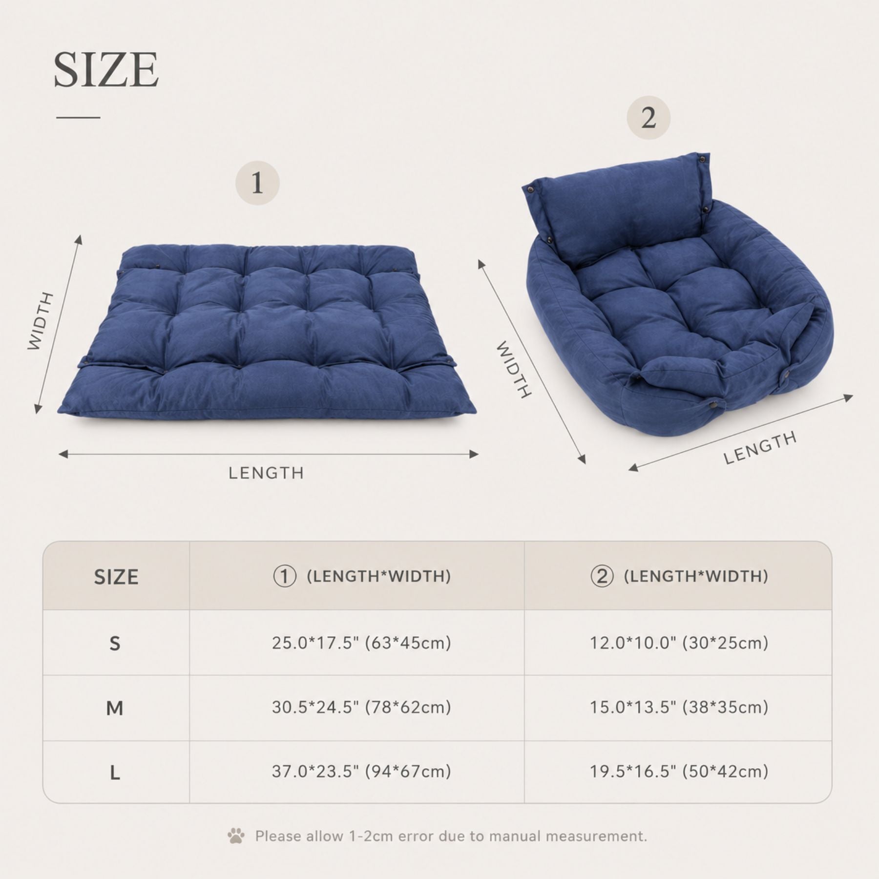 Luxury 3-in-1 Convertible Plush Pet Bed For Dogs Cats Foldable Cushion Sofa Sleeping Mat Soft Cozy Pet Bed Mattress Warm Durable Washable Pet Furniture Indoor Comfort Bed