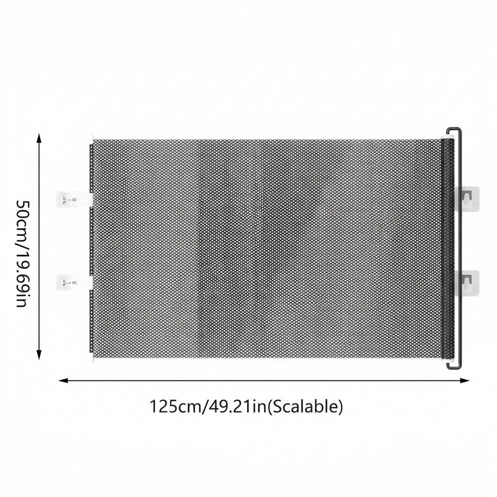 Retractable Pet Safety Gate - Indoor Dog & Cat Stair Barrier