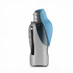 Portable Dog Water Bottle 800ml - Travel Feeder Bowl for Dogs & Cats