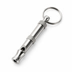 High Quality Adjustable Dog Training Whistle Silver Metal With Keychain Dog Recall Bark Control Training Tool Professional Pet Training Ultrasonic Sound Coach Device Portable Durable