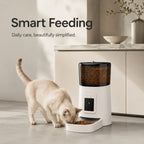 Automatic Pet Feeder for Cats & Dogs - WiFi App, Timed Meals & More