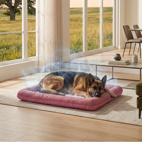 Cooling Dog Bed- Raised Edge Summer Dog Bed Mat for Large & Small Dogs