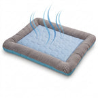 Cooling Dog Bed- Raised Edge Summer Dog Bed Mat for Large & Small Dogs