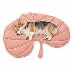 Leaf Pet Mat for Dogs & Cats - Quilted Washable Floor Bed Sofa Mat