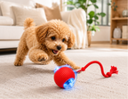 Interactive Rechargeable Rolling Ball Pet Toy