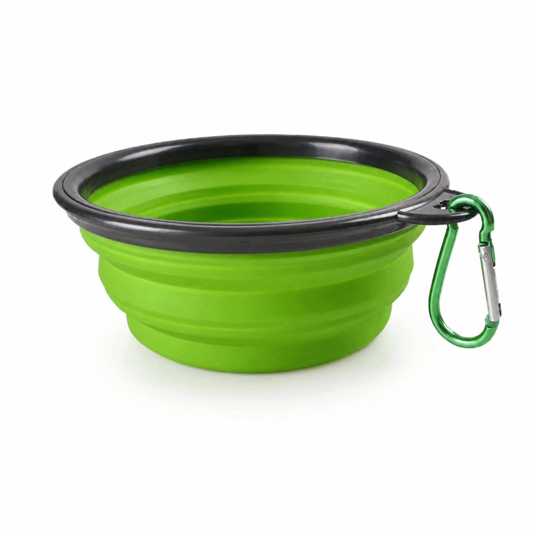Collapsible Pet Travel Bowl for Dogs & Cats – Portable Silicone Water & Food Bowl with Carabiner, Foldable Dog Bowl for Travel, Hiking & Outdoor Use