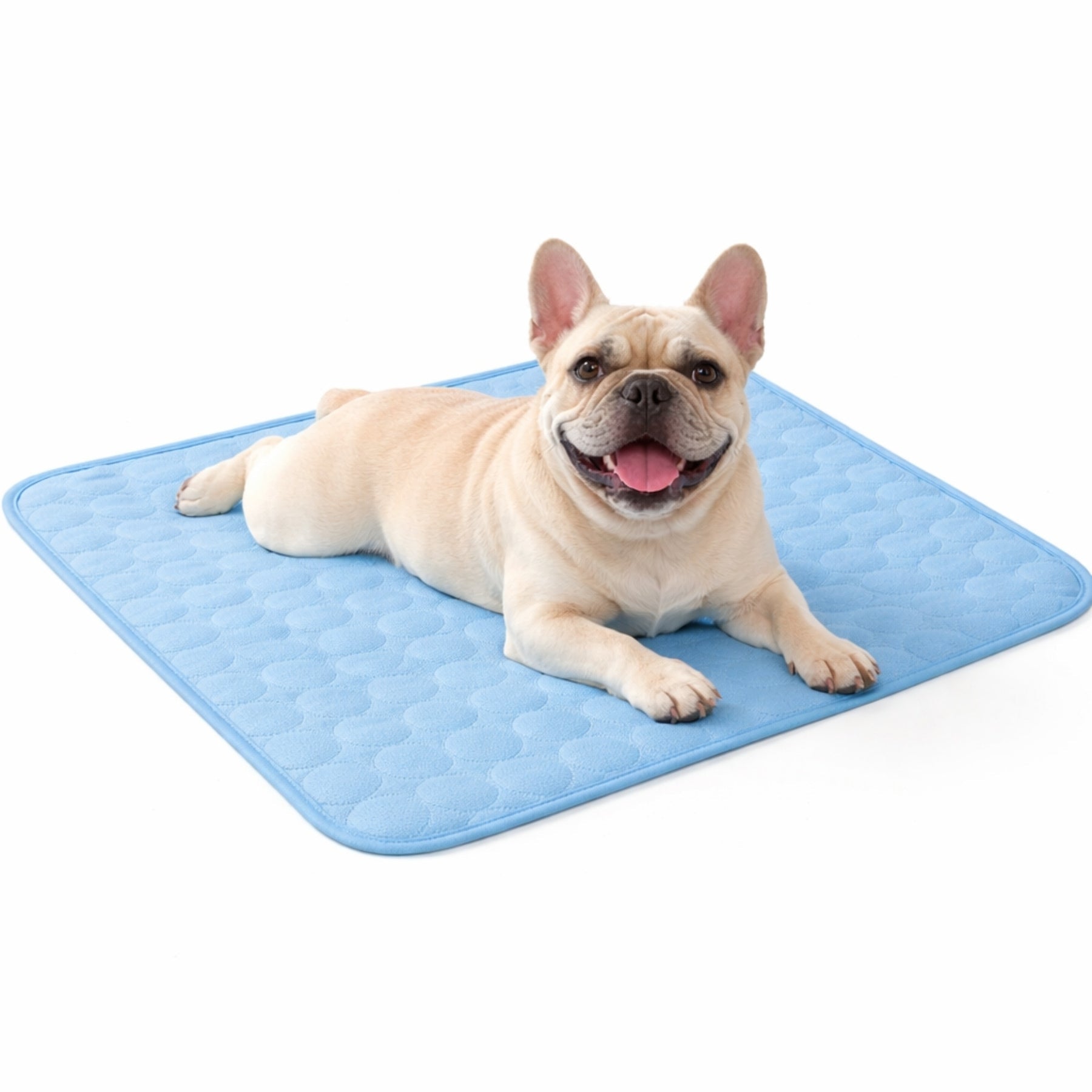 Cooling Pet Mat for Dogs & Cats – Breathable Summer Dog Cooling Pad, Lightweight Washable Pet Bed Mat for Indoor & Outdoor Use