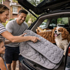 Cooling Pet Mat for Dogs & Cats – Breathable Summer Dog Cooling Pad, Lightweight Washable Pet Bed Mat for Indoor & Outdoor Use