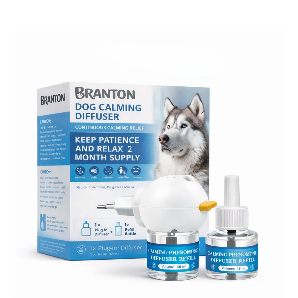 Dog Calming Diffuser, Plug-In Pet Calming Diffuser for Anxiety Relief