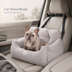 Dog Car Seat Bed, Portable Pet Booster Seat for Small Dogs & Cats Ride