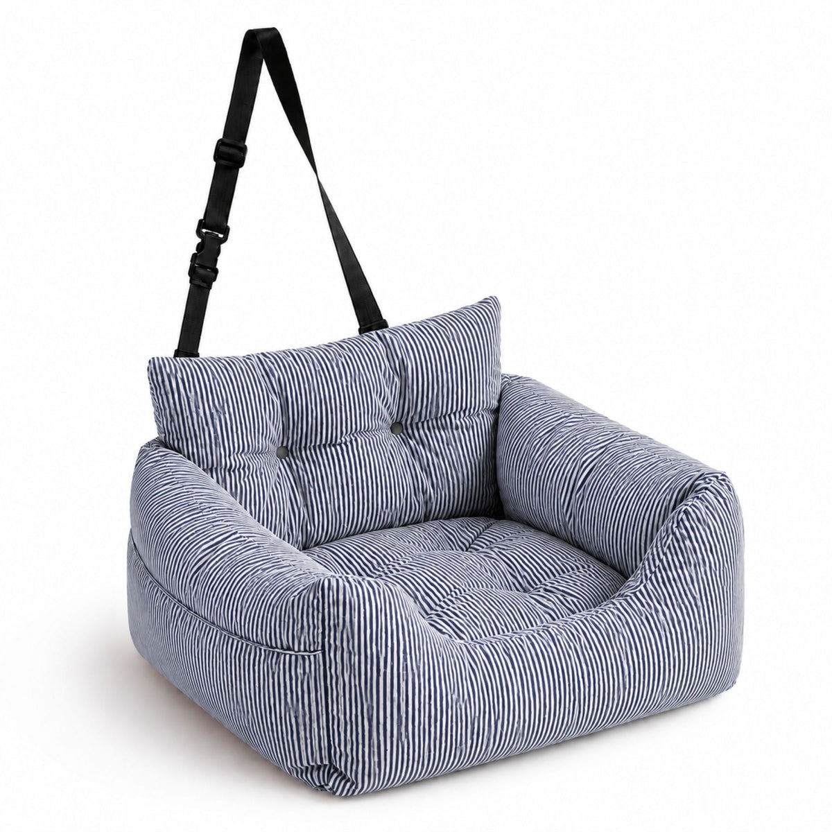 Dog Car Seat Bed, Portable Pet Booster Seat for Small Dogs & Cats Ride