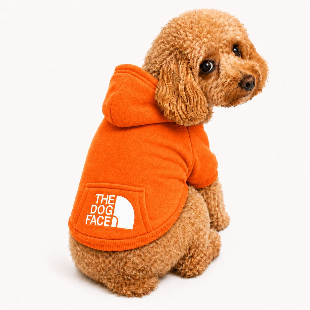 Dog Hoodie Sweater With Hood and Pocket - Soft Pet Clothes for Small Dogs