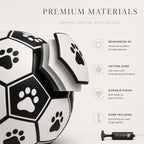 Interactive Dog Soccer Ball Toy - Fetch, Tug, Chew & Outdoor Play