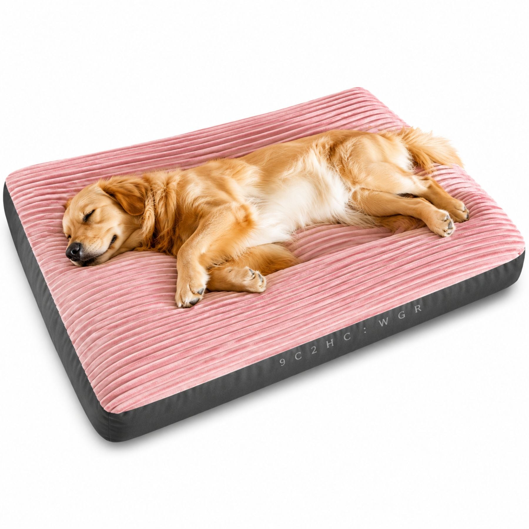 Luxury Extra Thick Washable Dog Bed Mat For Medium Large Dogs Ultra Soft Ribbed Plush Pet Mattress Non Slip Base Durable Comfort Sleeping Pad Pet Bed Furniture Indoor Outdoor