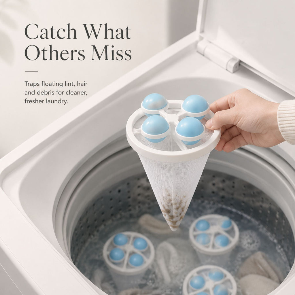 Washing Machine Lint Catcher, Pet Hair Remover,Reusable Laundry Filter