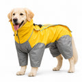 Full Coverage Dog Raincoat with Hood - Waterproof Rain Suit