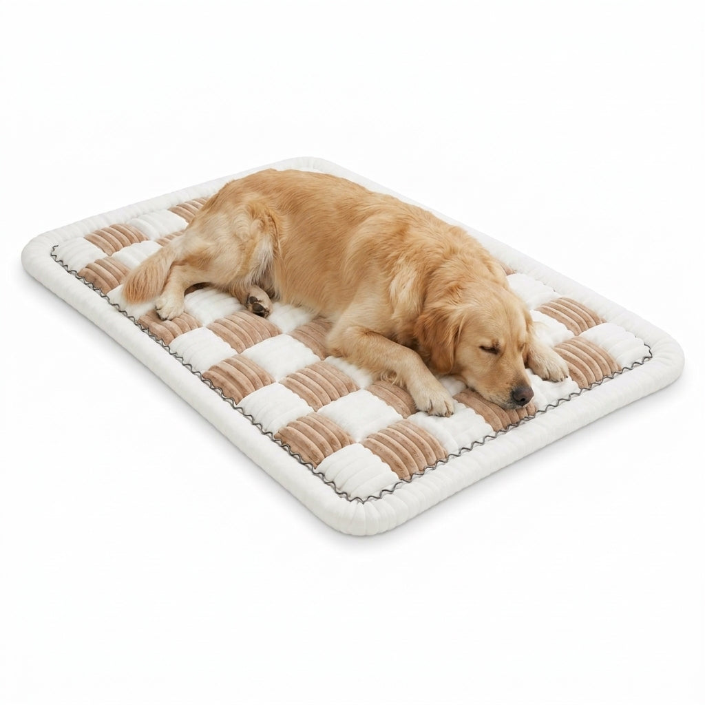 Plush Dog Sofa Mat & Cat Bed Cushion – Padded Pet Couch Mat for Sofas