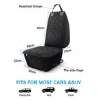 Waterproof Dog Car Seat Cover - Non-Slip Rear Seat Protector Mat