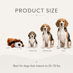 Heartbeat Calming Soft Comfort Plush Dog Toy- Puppies & Dogs for Sleep