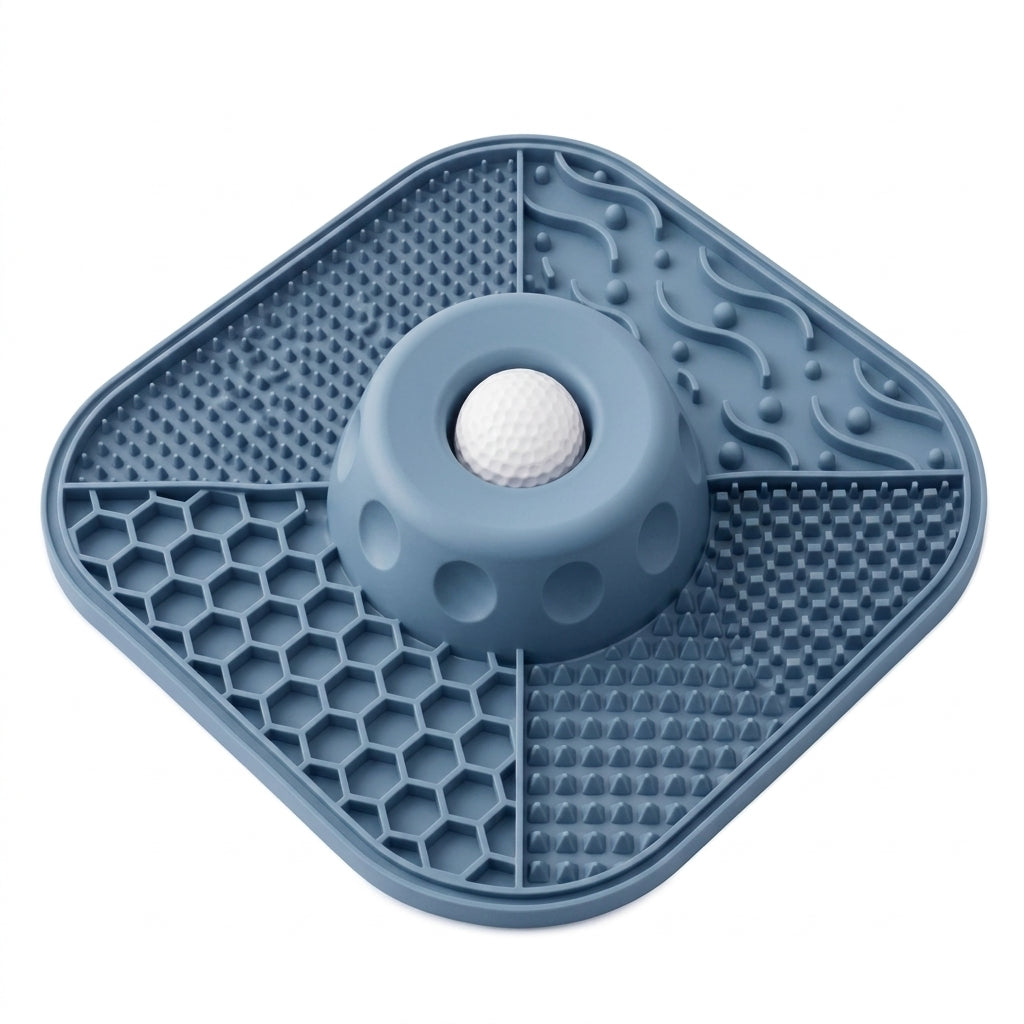Slow Feeder Dog Bowl & Lick Mat - Anti Slip Interactive Feeding Bowl
