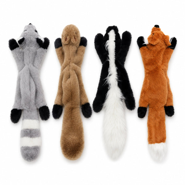 Squeaky Plush Dog Toy – Crinkle No Stuffing Interactive Toy for Dogs