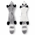 Squeaky Plush Dog Toy with Crinkle Sound and Animal Design No-Stuffing