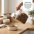 Pet Food Storage Container for Dog & Cat Food - Easy Pour Dispenser