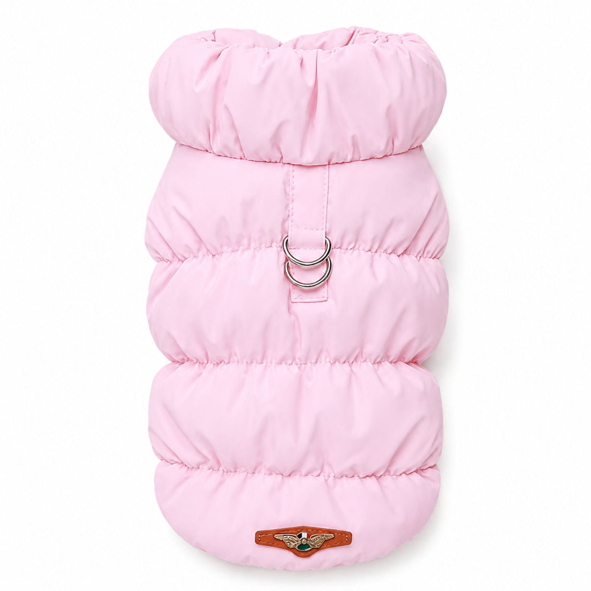 Padded Winter Dog & Cat Coat - Warm Quilted Pet Jacket with Leash Ring