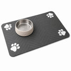 Dog Feeding Mat, Spill-Free Pet Food & Water Bowl Mat for Dogs & Cats