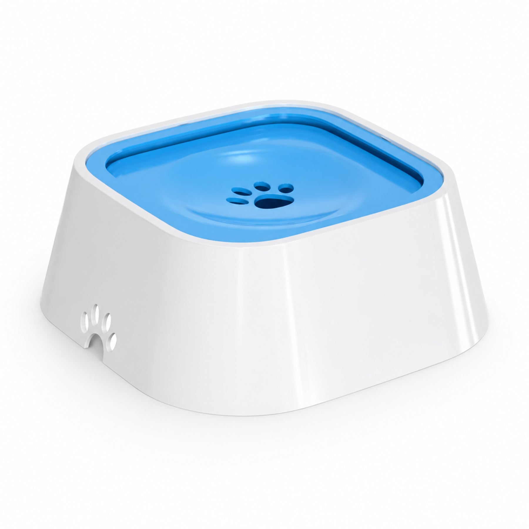 Pet Floating Water Bowl for Dogs & Cats – Anti-Spill Slow Drinking Water Dispenser with Filter