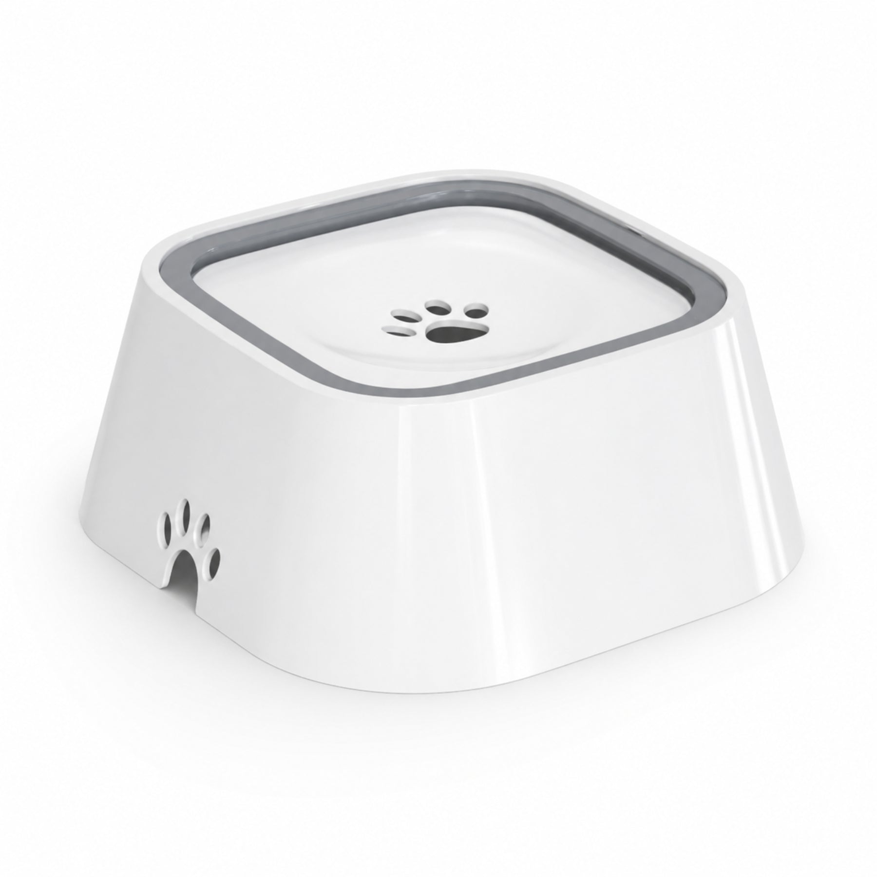 Pet Floating Water Bowl for Dogs & Cats – Anti-Spill Slow Drinking Water Dispenser with Filter