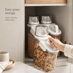 Pet Food Storage Container for Dog & Cat Food - Easy Pour Dispenser
