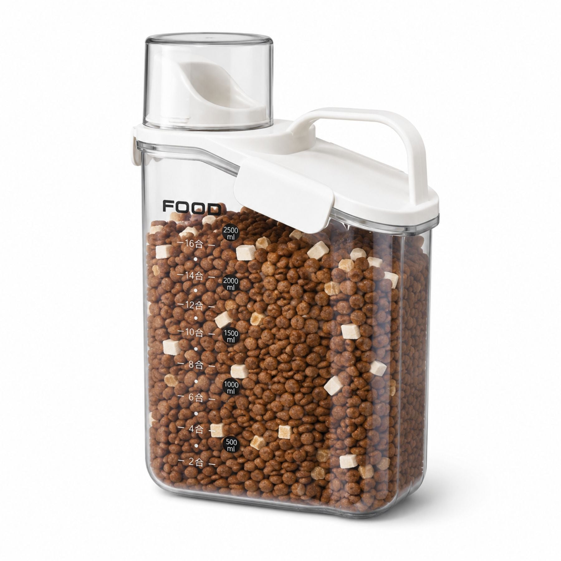 Pet Food Storage Container for Dog & Cat Food - Easy Pour Dispenser