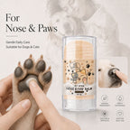Pet Nose & Paw Balm Stick For Dogs Cats 45g Moisturizing Healing Paw Pad Nose Care Balm Dry Cracked Skin Repair Wax Natural Pet Skin Protection Hydrating Stick