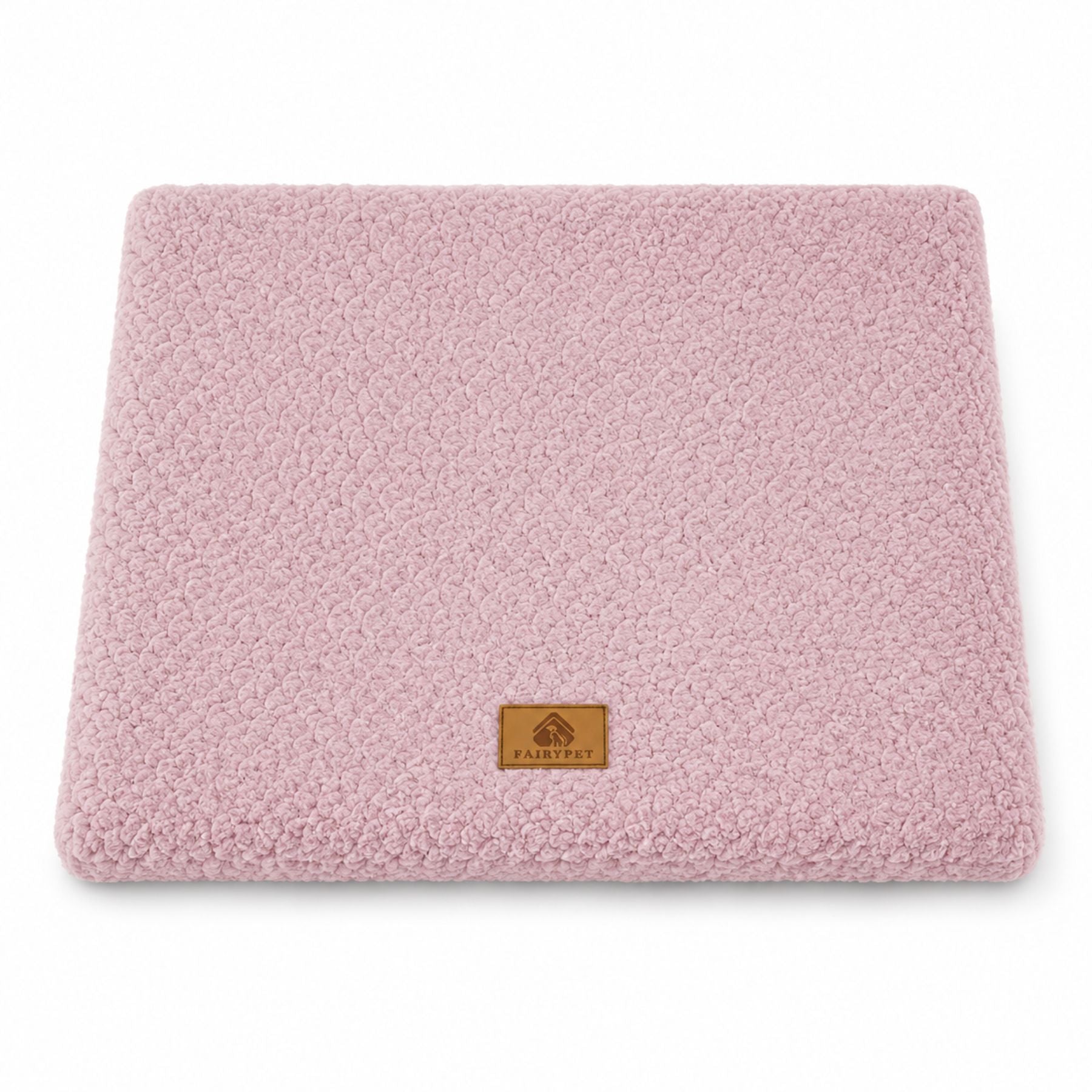 Plush Faux Fur Calming Dog Bed – Ultra Soft Washable Pet Mattress with Removable Cover