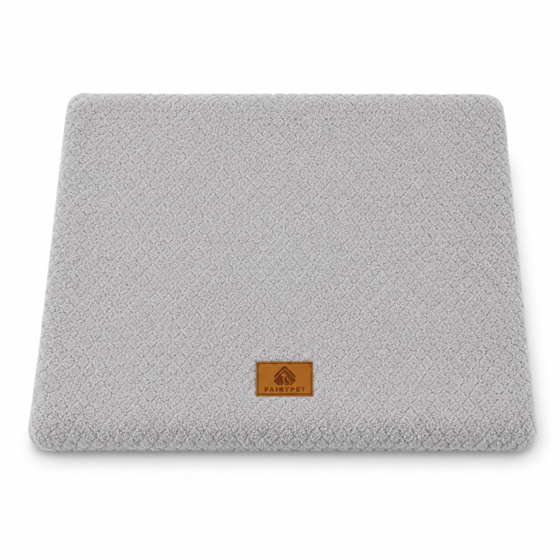 Plush Faux Fur Calming Dog Bed – Ultra Soft Washable Pet Mattress with Removable Cover