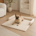 Soft Dog & Cat Sofa Bed - Cozy Pet Cushion, Mat & Sleeping Bed