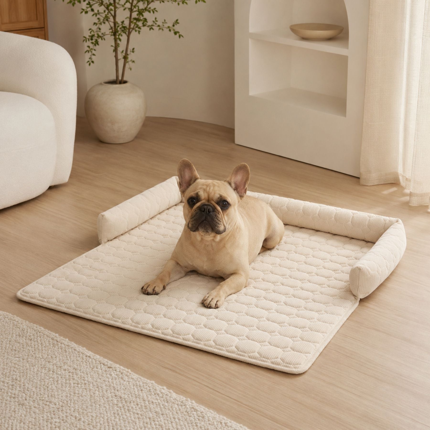 Soft Dog & Cat Sofa Bed - Cozy Pet Cushion, Mat & Sleeping Bed