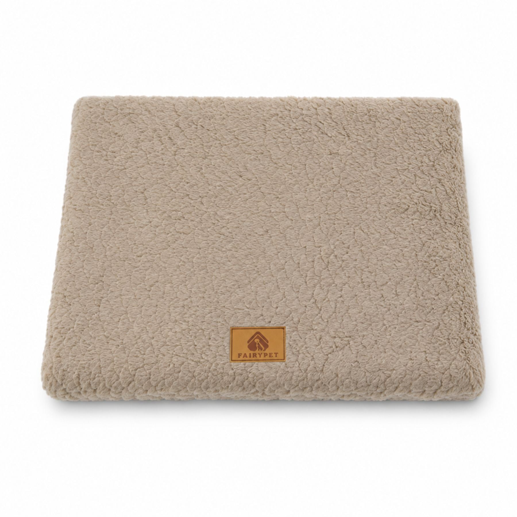 Plush Faux Fur Calming Dog Bed – Ultra Soft Washable Pet Mattress with Removable Cover