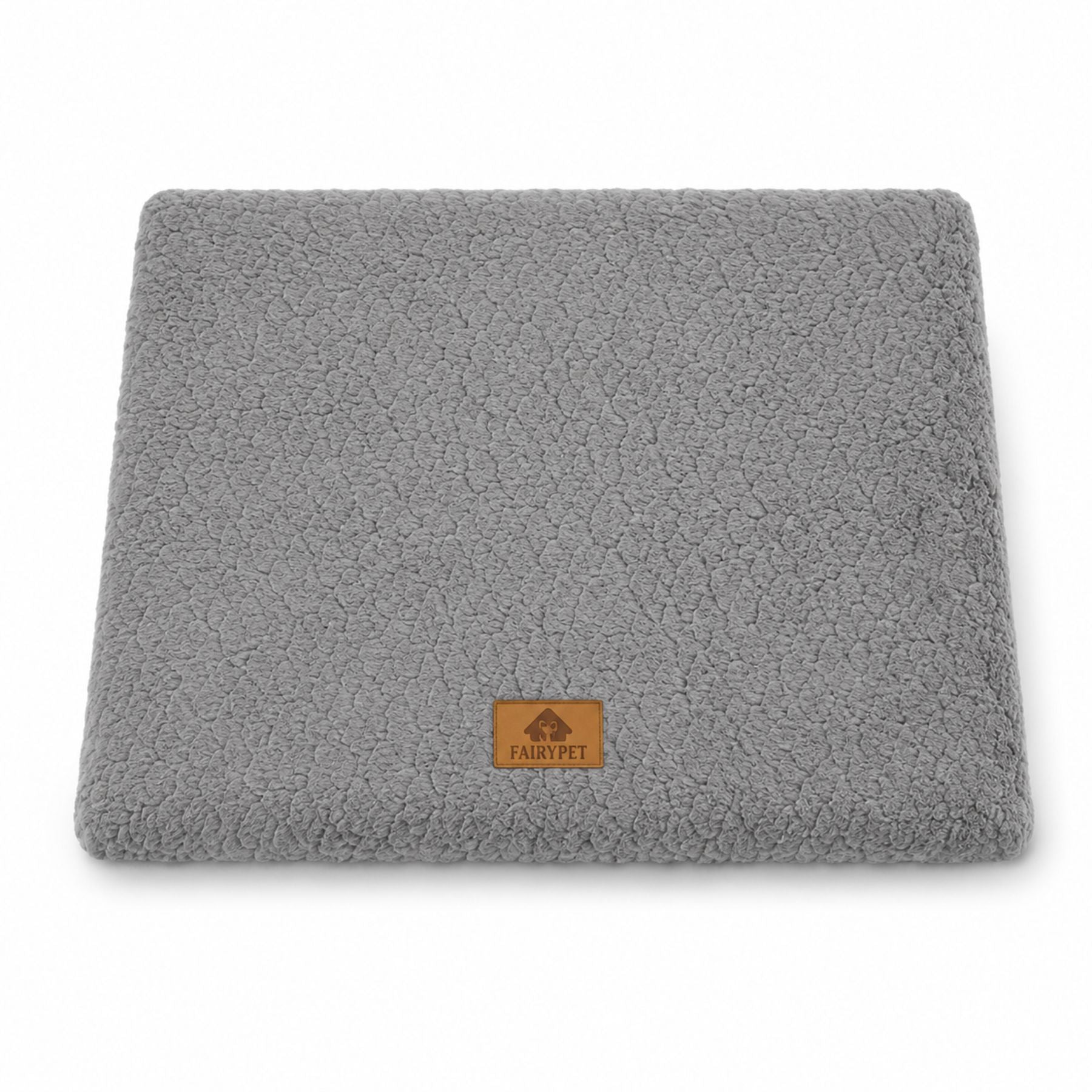 Plush Faux Fur Calming Dog Bed – Ultra Soft Washable Pet Mattress with Removable Cover