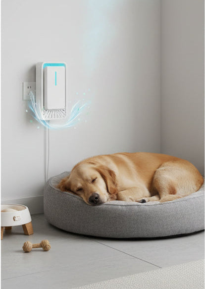 4 Pack Plug In Negative Ion Air Purifier – Mini Air Freshener Deodorizer, Odor Eliminator for Pet Areas, Kitchen, Bathroom & Small Rooms, Compact Home Air Cleaner