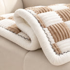 Plush Dog Sofa Mat & Cat Bed Cushion – Padded Pet Couch Mat for Sofas