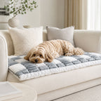 Plush Dog Sofa Mat & Cat Bed Cushion – Padded Pet Couch Mat for Sofas