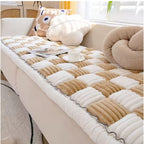 Plush Dog Sofa Mat & Cat Bed Cushion – Padded Pet Couch Mat for Sofas