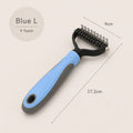 Professional Pet Deshedding Brush for Dogs & Cats – Dual-Sided Undercoat Rake & Dematting Comb, Grooming Tool for Shedding, Tangles & Loose Hair Removal