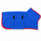 Quick Dry Dog Bathrobe Towel – Absorbent Microfiber Pet Drying Robe