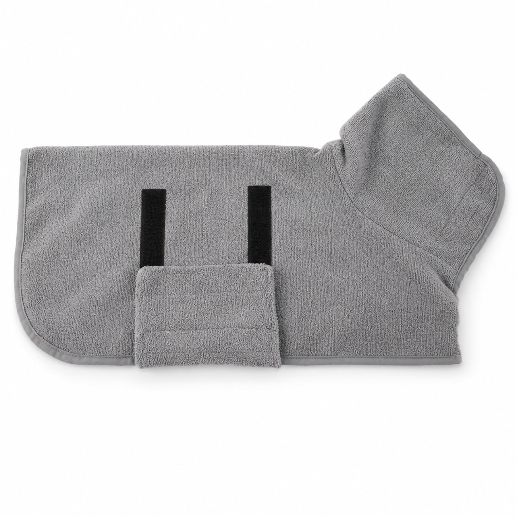 Quick Drying Microfiber Dog Bathrobe Towel with Adjustable Straps for Dogs and Cats